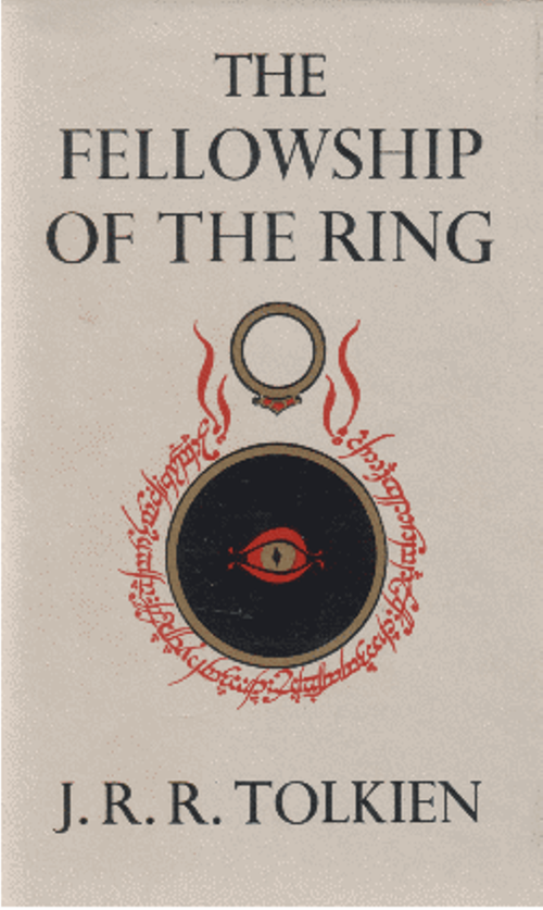 Couverture du livre : l'oeil et l'anneau de Sauron stylisés.