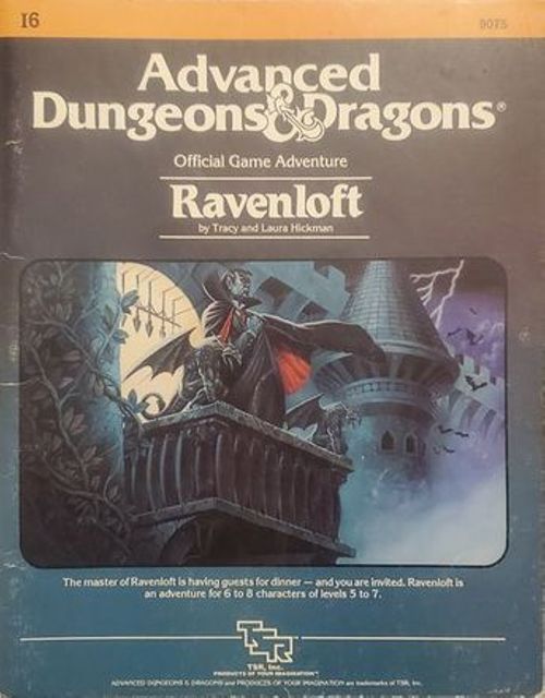 Strahd sur un balcon du chateau Ravenloft.