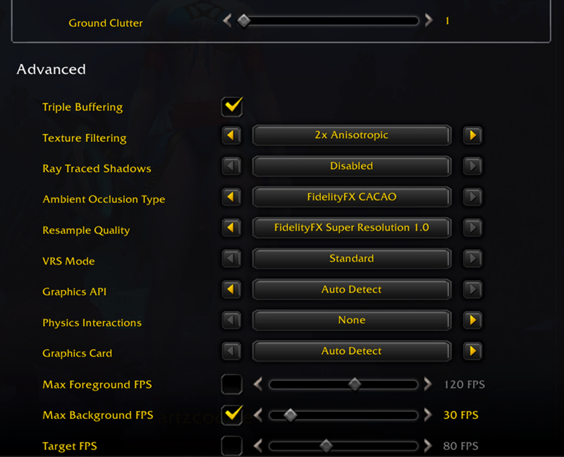 Utiliser FidelityFX