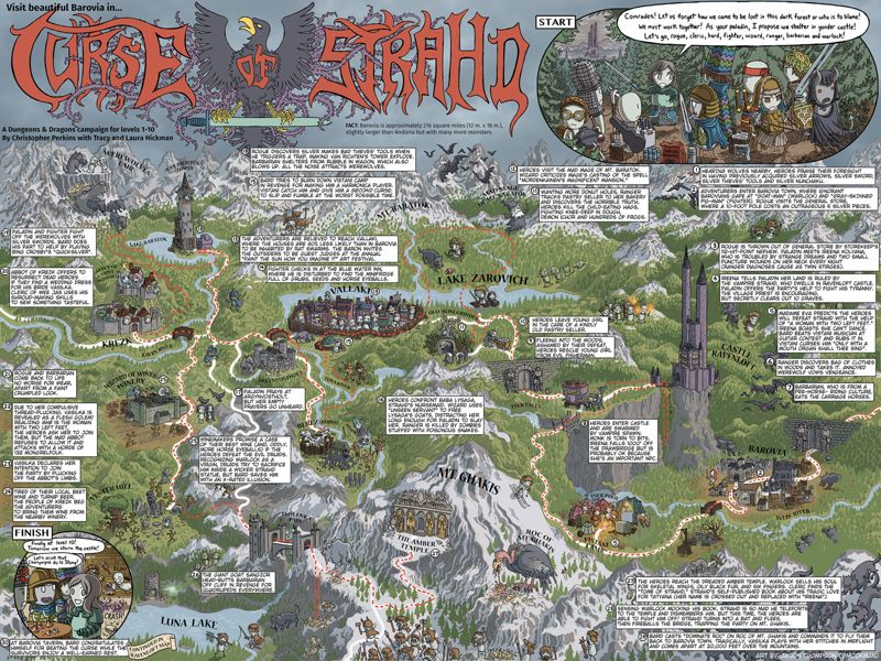 Carte de la Barovie, par Jason Thompson (@mockman)